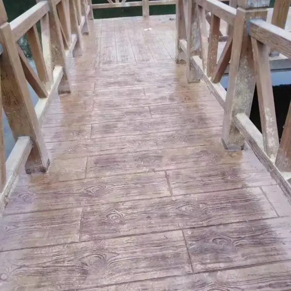 防城港咏彩兴邦彩色艺术压花压模压印地坪材料模具厂家施工队