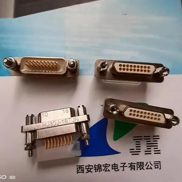 HJ30J连接器插座HJ30J-12ZKS焊杯结构高速连接器生产锦宏牌