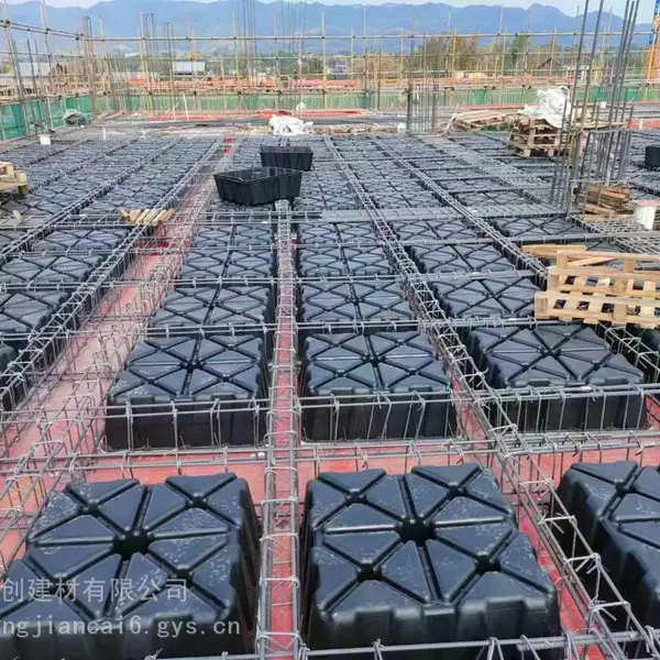 现浇高注合薄壁方箱 空心楼盖塑料芯模施工简单