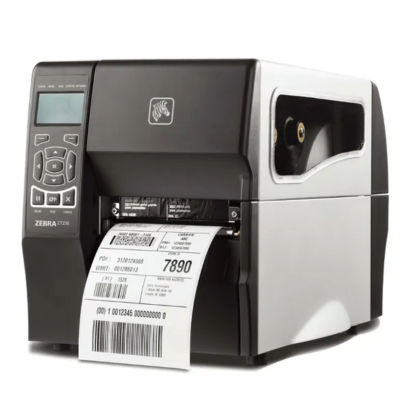 Zebra斑马zt230二维码条码打印机300dpi不干胶标签打印机