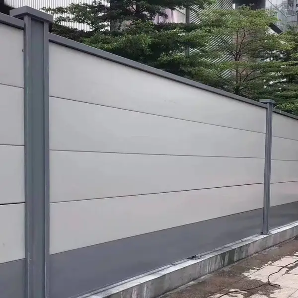 道路修建安装工程常用围挡 施工作业钢板组装围墙