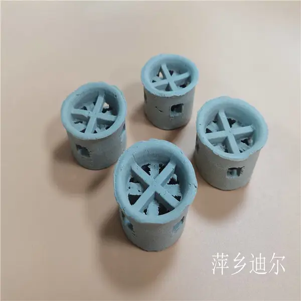 洗涤塔陶瓷阶梯环填料 DN50阶梯环鲍尔环填料 迪尔生产各种陶瓷填料