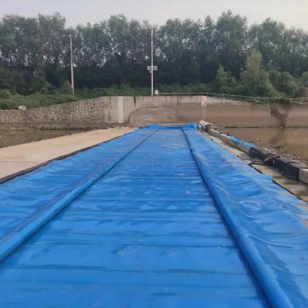 食品级橡胶坝袋 景观湖人工湿地 无毒环保蓄水坝定制