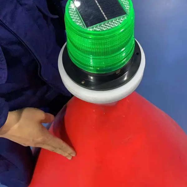 水上警示航标 1200塑料船只警示航标 太阳能警示灯航标 系泊浮标