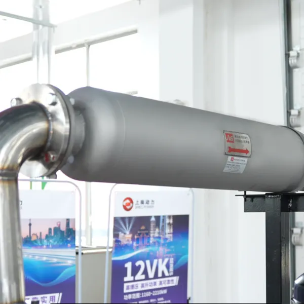 柴油机排气火花熄灭器 消防泵组专用 自清洁免维护
