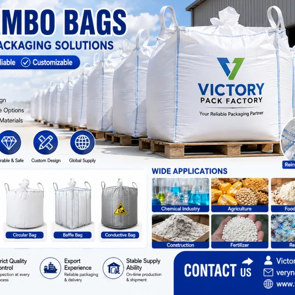 高品质FIBC集装袋 Jumbo Bags 大容量吨袋 工业散装物料包装解决方案