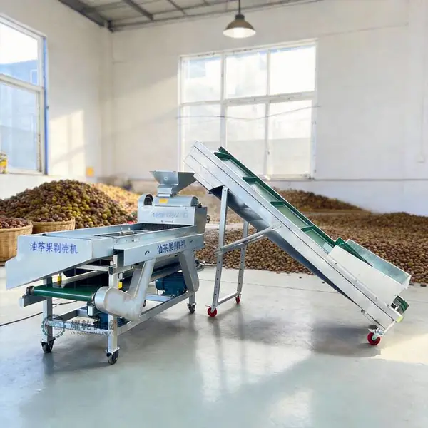 青皮红花果剥壳机 现货成机 新款茶仔去壳分离一体机 纯籽无皮效果好