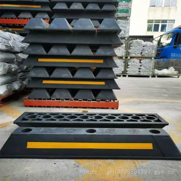 1120*300*200mm大车专用车轮定位器 大车车轮限位器 消防车挡车器