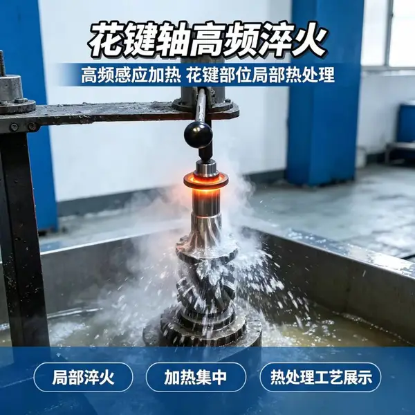 花键轴超高频淬火机 淬硬层可控 齿轮轴小销轴热处理设备
