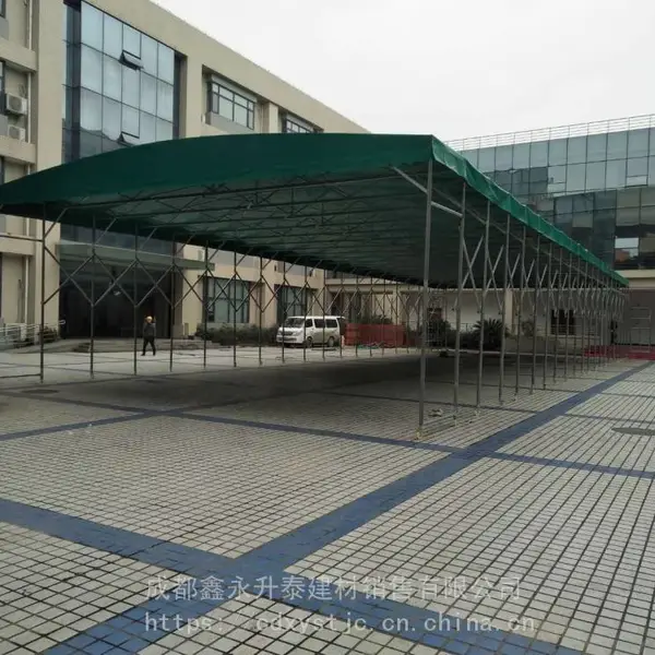绵阳盐亭商家生产遮阳篷 推拉雨篷【鑫永泰专注户外用品】