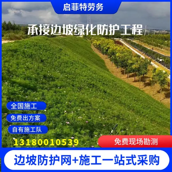 山体防落石绿化边坡防护网铁路隧道口治理防护网