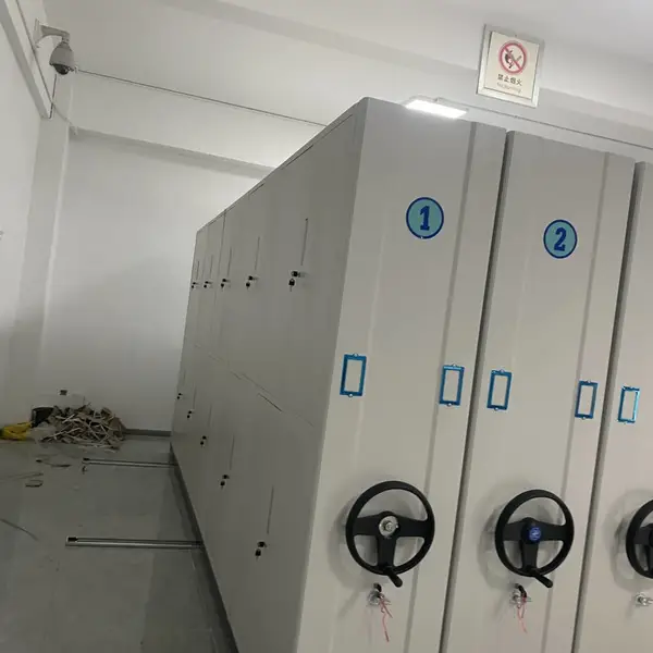 密集架电动钢制手摇智能档案存放架财务凭证柜智能档案柜密集柜
