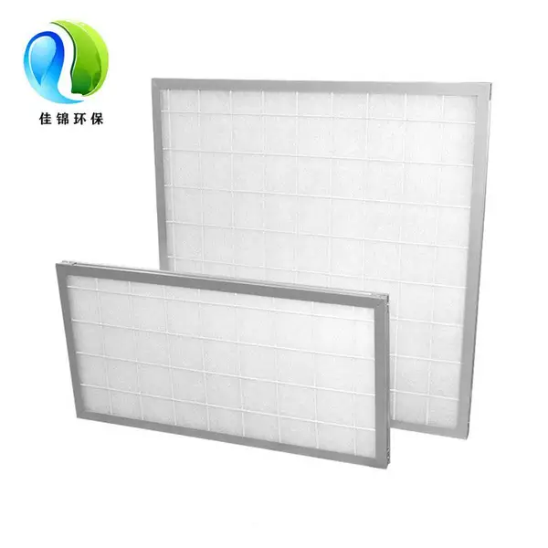 初效空气过滤器g4无纺布棉纸框铝框板式活性炭折叠工业金属过滤网