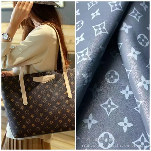 pu人造革 印花皮革 服装时尚面料