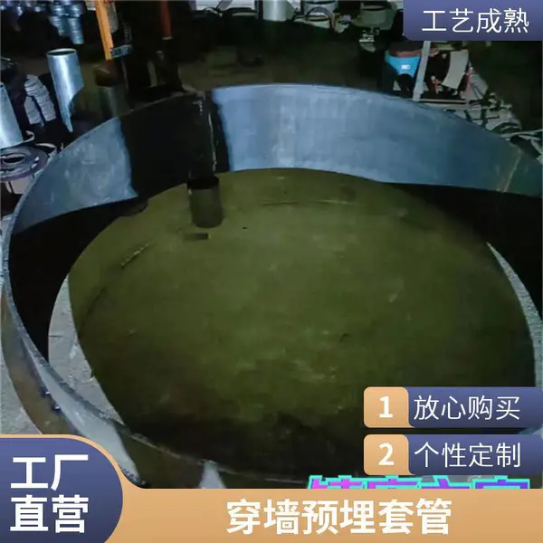 国标B型柔性防水套管 钢性防护止水管 A型 双法兰伸缩节 建筑工程 消防