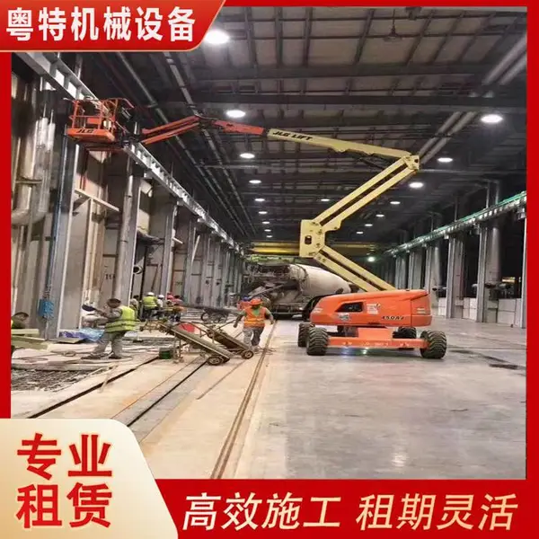 河源东源吊机出租 灯笼安装作业车租赁-装修上料