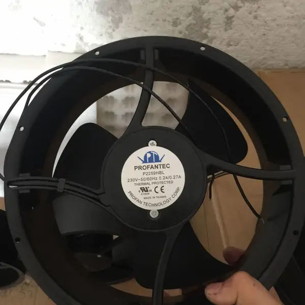 原装P2259HBL P2259HBT 254*89MM230V英威腾变频器电控柜风扇25cm