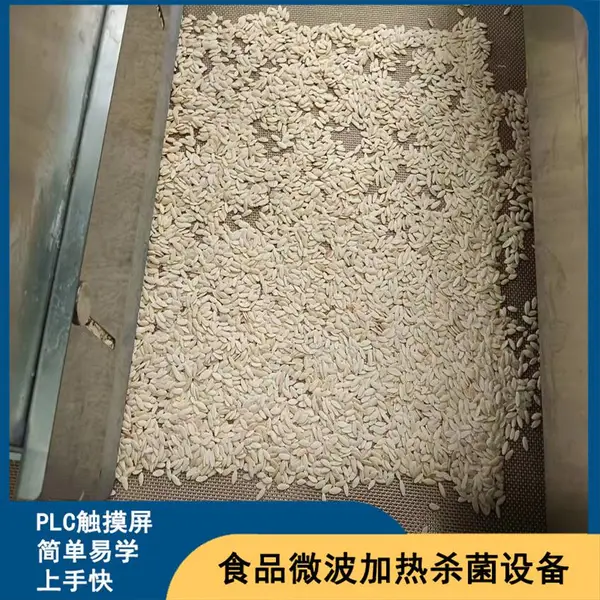 智能化黄瓜籽微波烘烤熟化设备 坚果烘焙机 一机多用