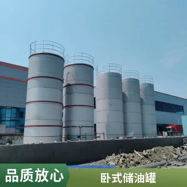 SF埋地卧式双层油罐 玻璃钢汽油储油罐 50立方地埋柴油罐 缠绕碳钢罐