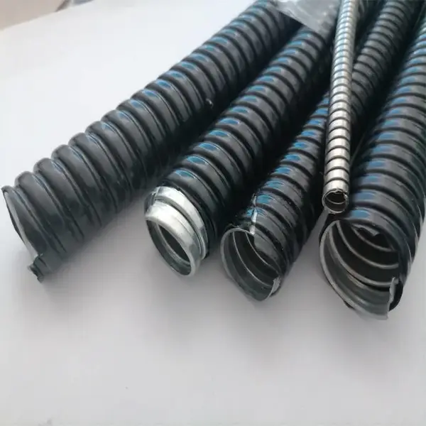 鱼台县机械设备护线DN20 热镀锌穿线蛇皮管pvc披覆金属软管P3型