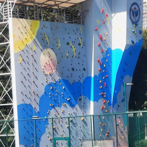 长三角江浙沪做攀岩墙找新成埔钢构,室内外抱石攀岩墙设计,苏州大市攀岩墙定制