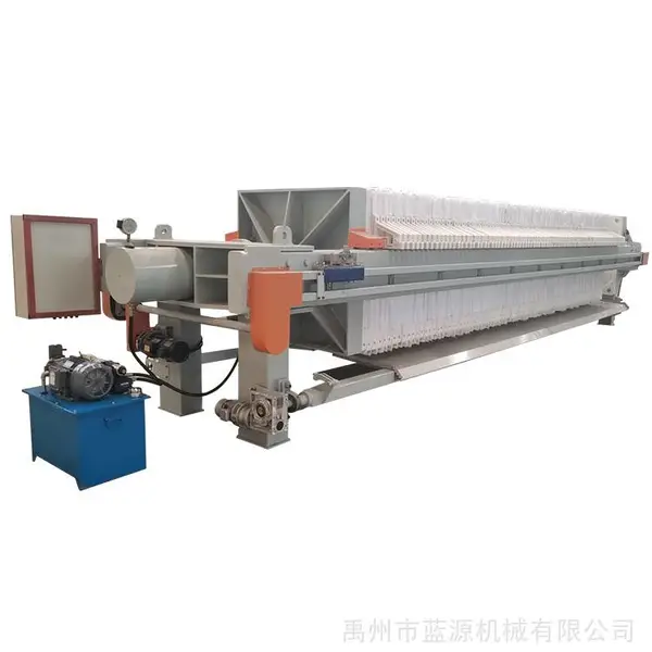 污泥处理设备 想要固液分离效果好 就选压滤机-禹州蓝源机械