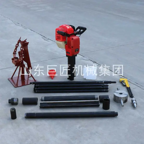 微型便携式10-15米取土钻机巨匠牌qtz-2型干取土钻机携带方便