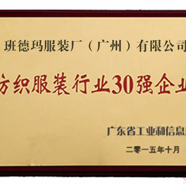纺织服装行业30强企业