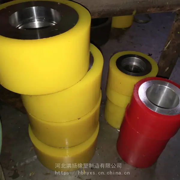 聚氨酯包胶驱动轮 聚氨酯包胶行走轮定制 耐磨PU包胶轮 铁芯包胶轮