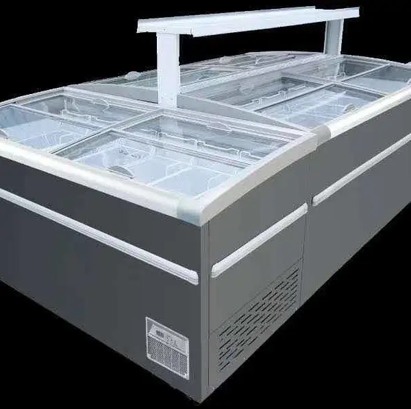 凯雪商超冷柜 KX-1.8BYQ 商超冷冻组合岛柜 超市冷冻展示柜