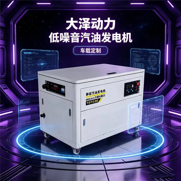 40kw汽油发电机大泽动力定制电压工程供电