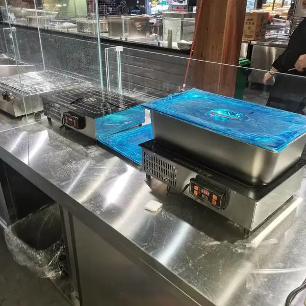 鑫艺亭熟食展示柜 商超熟食区陈列设备 可按项目需求定制