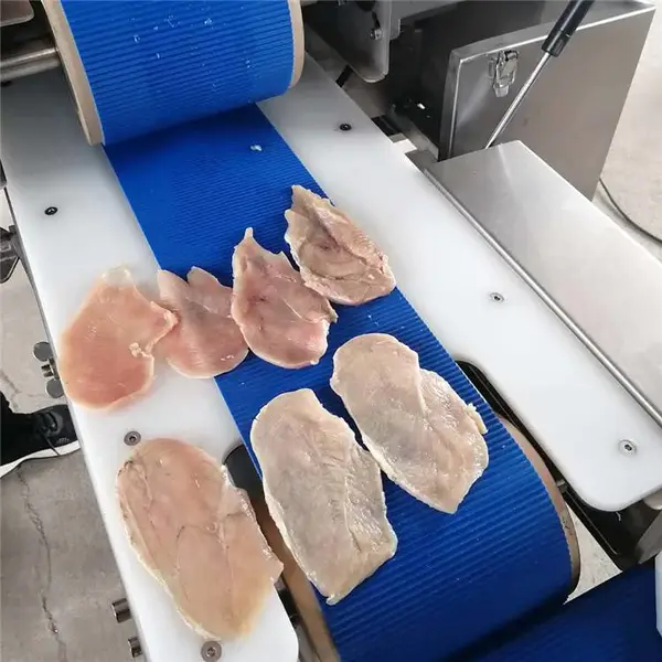 品佳 全自动鸡大胸切片机 鸡大胸切条机流水线厂家现货