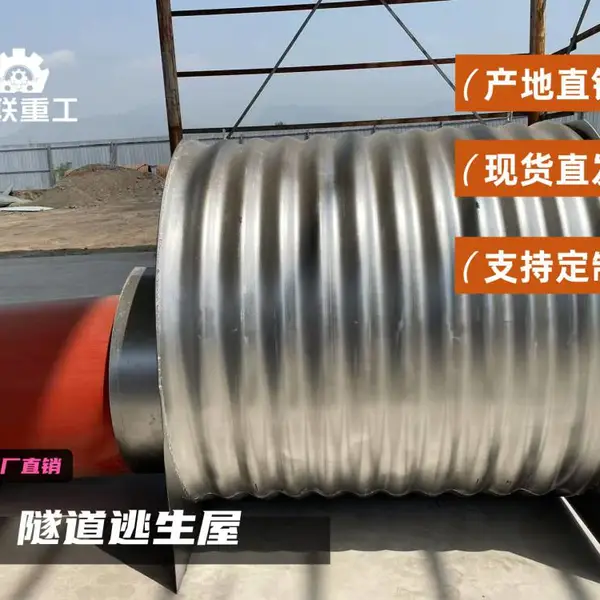河南工联智能科技 矿山隧道钢制逃生舱 2*3m