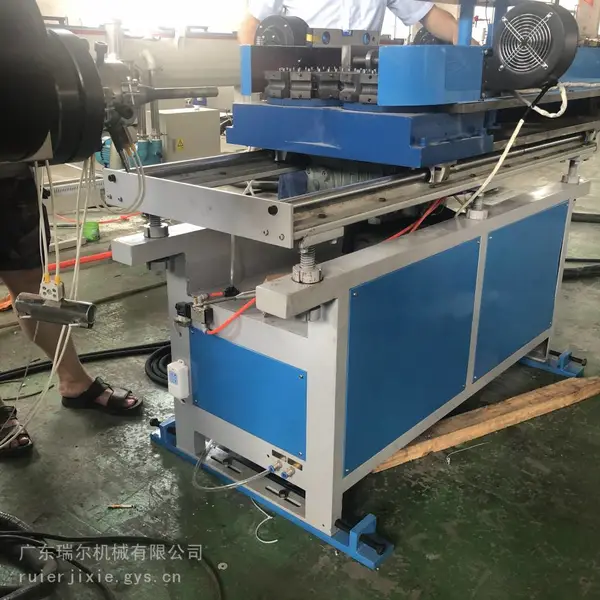 瑞尔机械 锥双92型HDPE波纹管挤出机 双壁波纹管设备