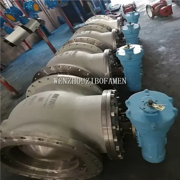 水库供水管网上装式偏心半球阀 DYQ340H-25C DYQ340Y-25C DN1600