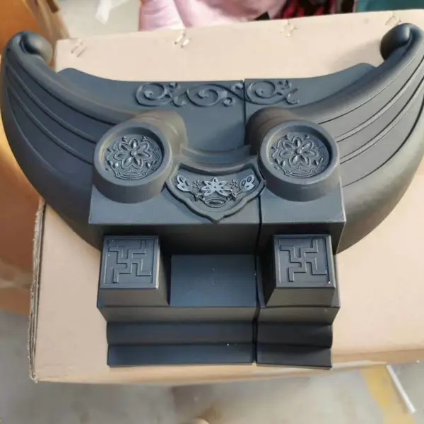 中式背景墙立体挂饰 客厅墙壁徽派小马头墙仿古屋檐瓦墙面装饰挂