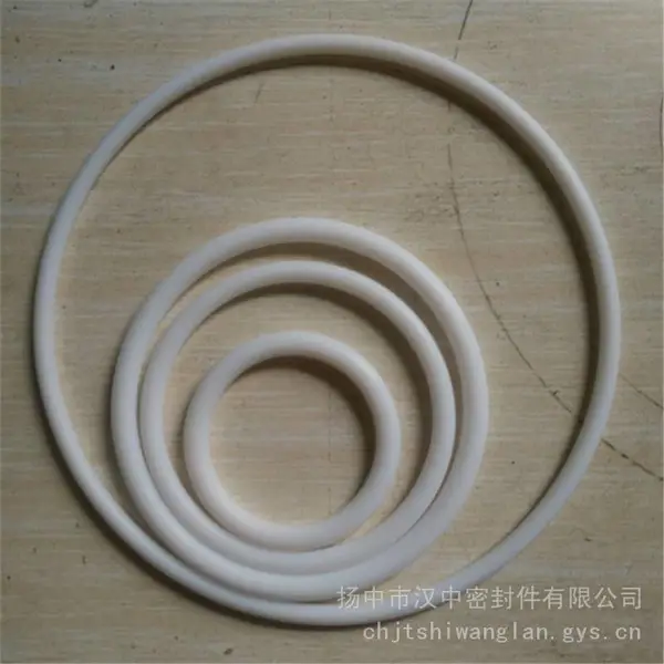 四氟O型圈 非标任意线径 聚四氟乙烯密封圈 化工泵阀专用 耐酸碱