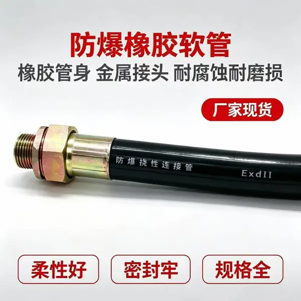 防爆挠性管非标定做 灯具进线 钢丝编织结构 源头供应商