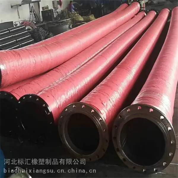 耐磨橡胶管可做法兰水库抗旱用大口径钢丝胶管