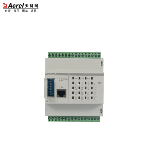 安科瑞 ARTU100 8路开关量8路继电器输出采集器RS485