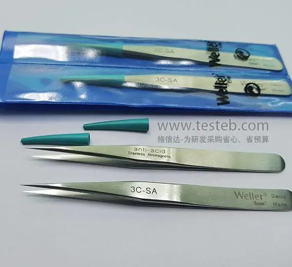 瑞士Weller-Erem 3CSA镊子尖头0.25mm微电子芯片夹取
