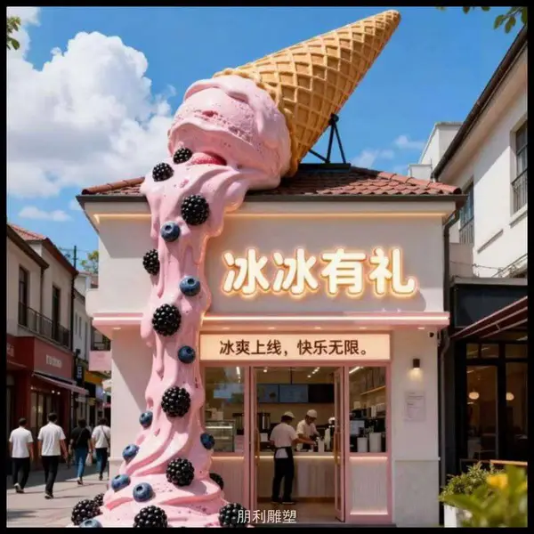 包子雕塑主题定做 广场食品雕塑专供 公园景观包子雕塑 别墅美陈