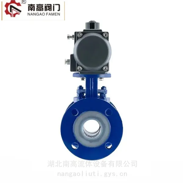 耐强酸碱腐蚀 快速切断阀 气动衬氟球阀Q641F46-10C铸钢材质