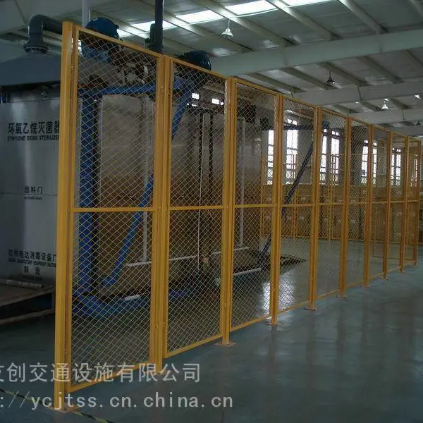 厂家直销仓储分区网 车间隔离栏 浸塑铁丝围栏 量大从优