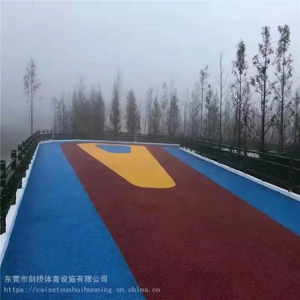 非机动车道聚氨酯胶透水地坪_广州抗冻强固透水混凝土