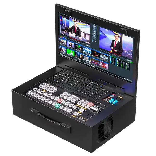 直播录播一体机无限导播云台控制HDMI+SDI多路导播切换台