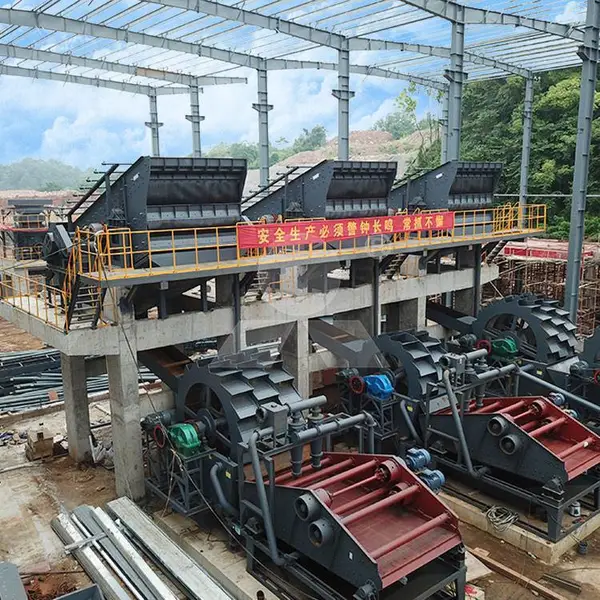 黎明重工 用于机制砂、河沙、山砂清洗的轮斗式洗砂机