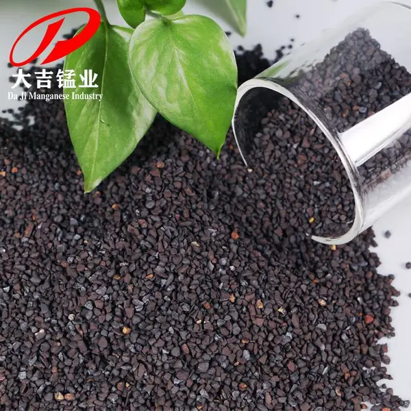 滤料锰砂净化地下水除铁锰超标大吉供应40%含量清洁高效实用