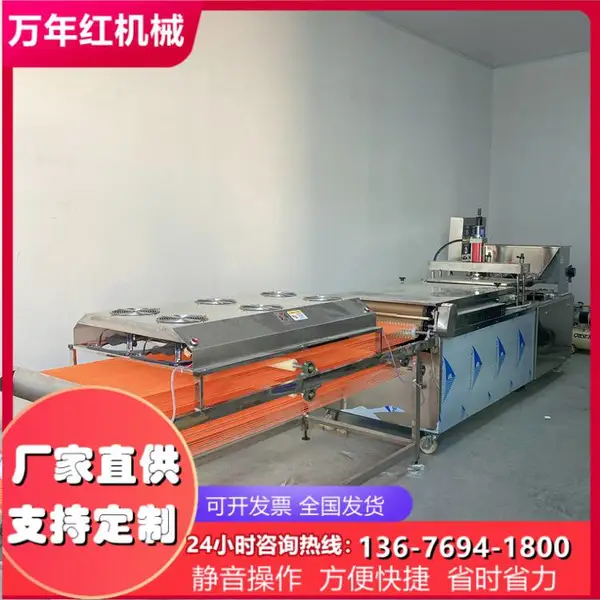 全自动春饼机 万年红机械 650型 单饼机 液压烤鸭饼机设备